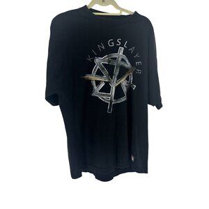 WWE Authentic Wear Seth Rollins Kingslayer T-Shirt XL Black Short Sleeve Cotton